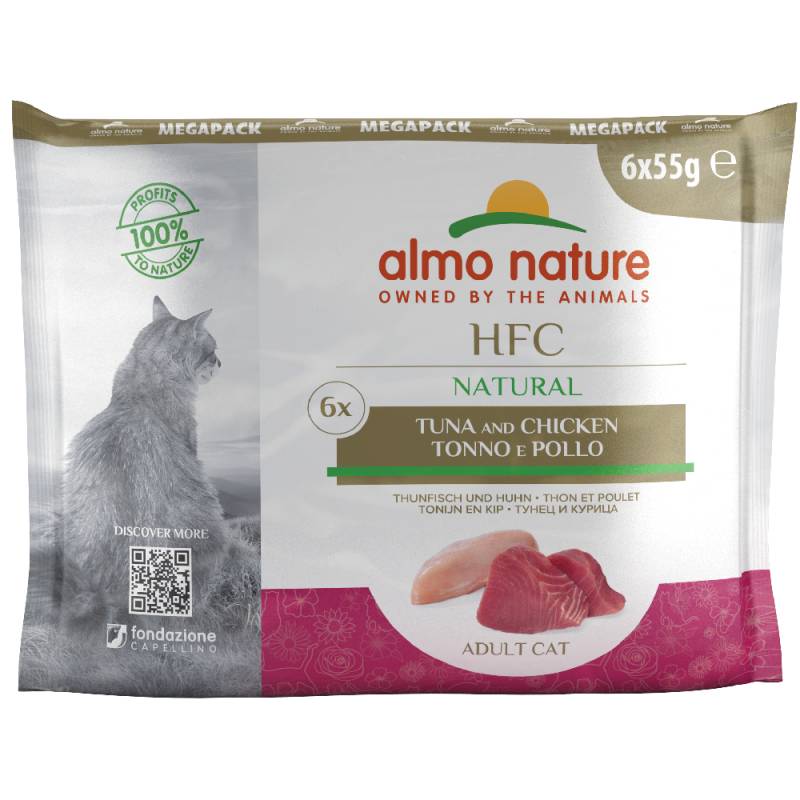 Almo Nature HFC Natural Pouch 6 x 55 g  - Thunfisch und Huhn von Almo Nature HFC