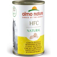 Sparpaket Almo Nature HFC Natural 12 x 140 g - Hühnerschenkel von Almo Nature HFC