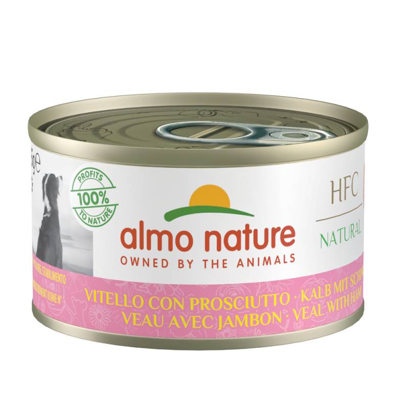 Sparpaket Almo Nature HFC 12 x 95 g - Kalb mit Schinken von Almo Nature HFC