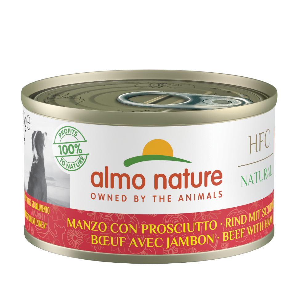 Sparpaket Almo Nature HFC 12 x 95 g - Rind mit Schinken Sparpaket Almo Nature HFC 12 x 95 g - Rind mit Schinken von Almo Nature HFC