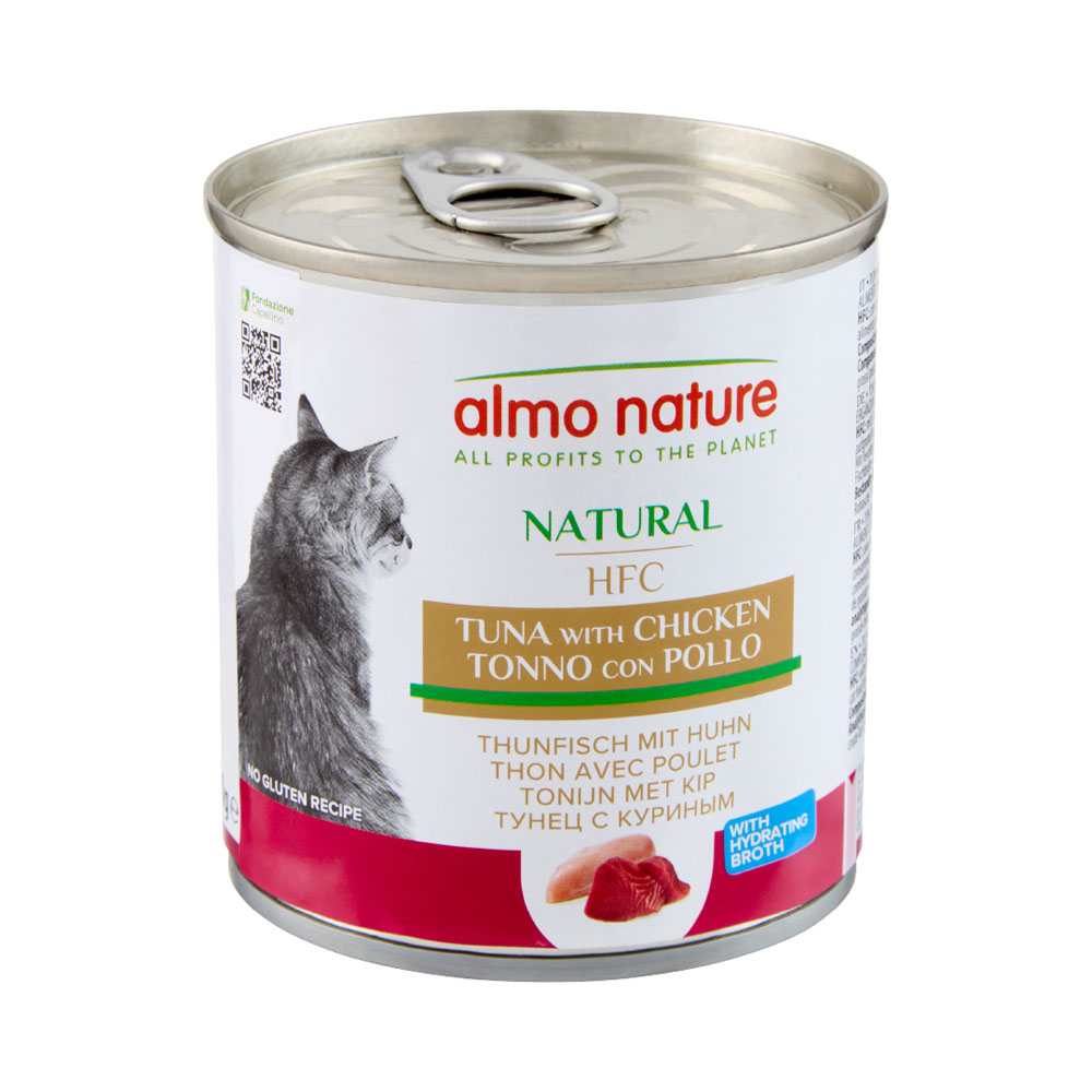 Sparpaket Almo Nature HFC Natural 12 x 280 g - Thunfisch & Huhn von Almo Nature HFC