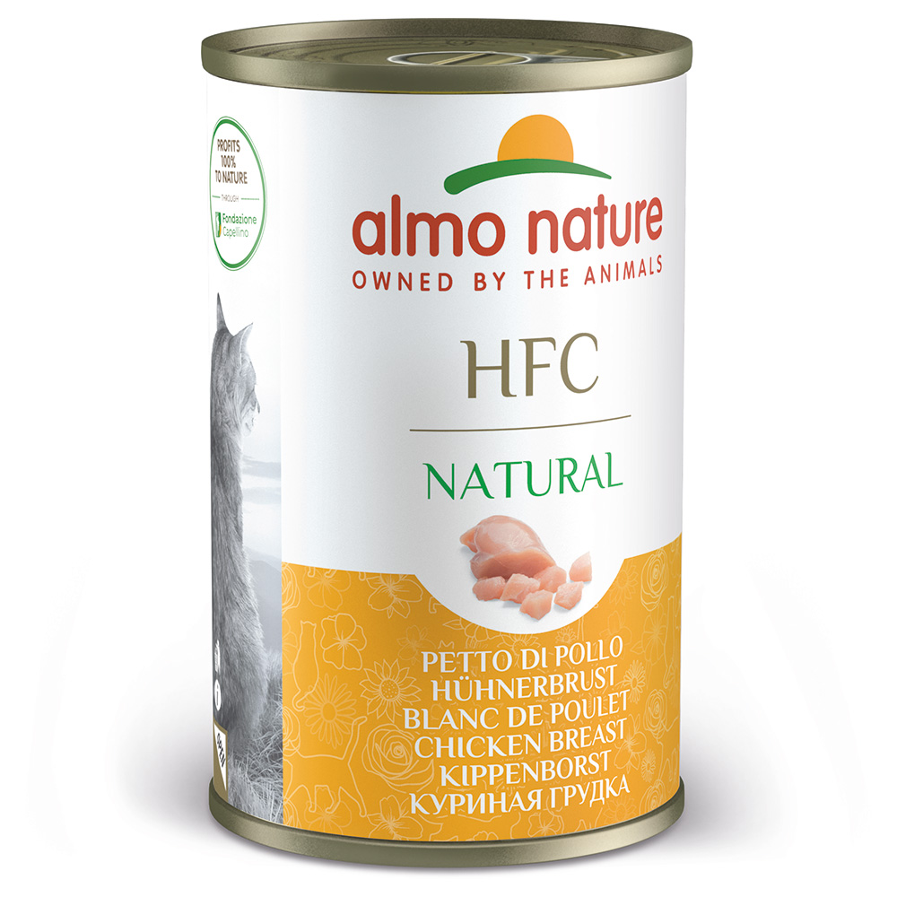 Sparpaket Almo Nature HFC Natural 24 x 140 g - Hühnerbrust von Almo Nature HFC