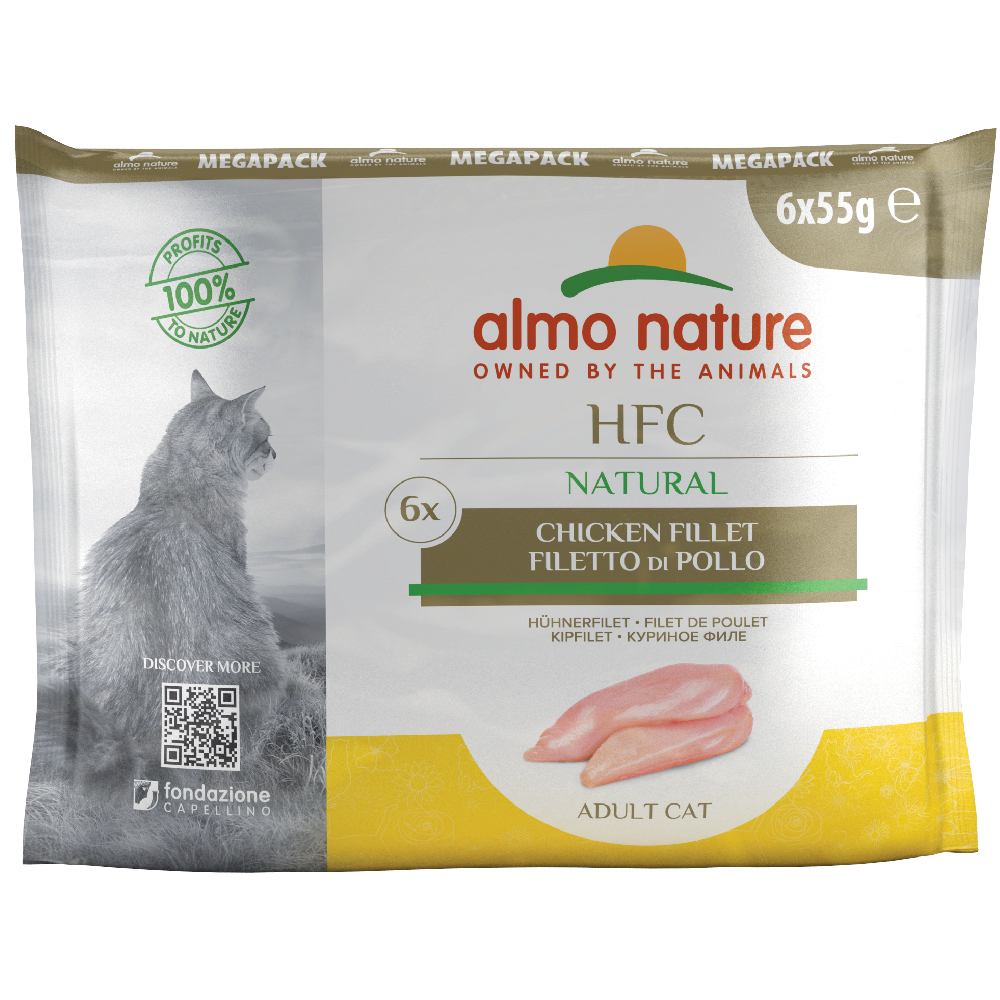 Sparpaket Almo Nature HFC Natural Pouch 24 x 55 g - Hühnerfilet Sparpaket Almo Nature HFC Natural Pouch 24 x 55 g - Hühnerfilet von Almo Nature HFC