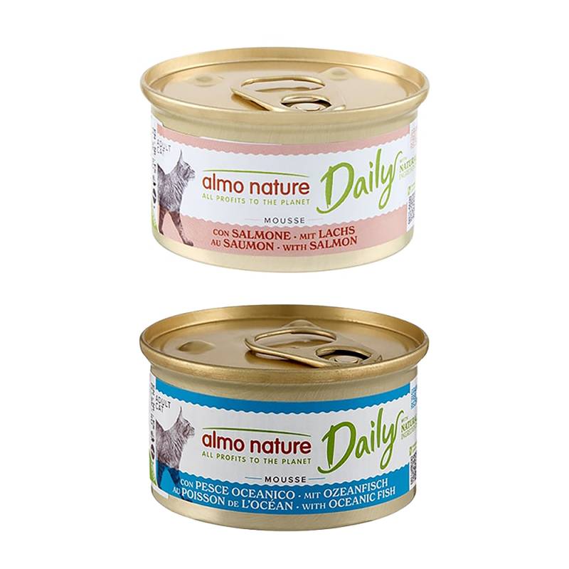 Probierpaket Almo Nature Daily Menu 6 x 85 g - Mousse Mixpaket 1 (2 Sorten) von Almo Nature Daily