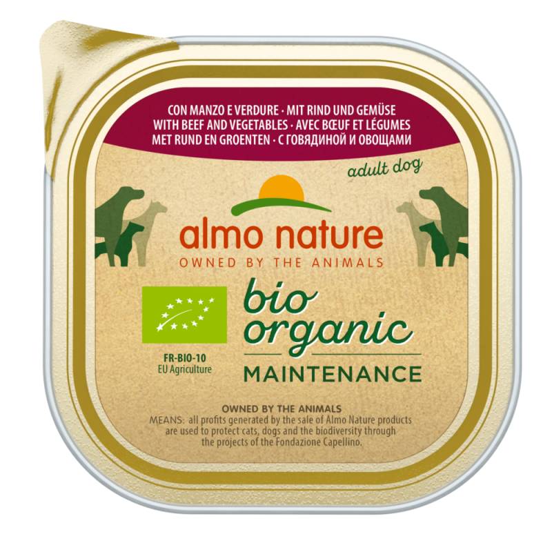 Almo Nature BioOrganic Maintenance 27 x 300 g - mit Bio Rind & Bio Gemüse von Almo Nature BioOrganic