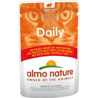 Almo Nature Daily Menu Pouch 6 x 70 g - Huhn & Rind von Almo Nature Daily