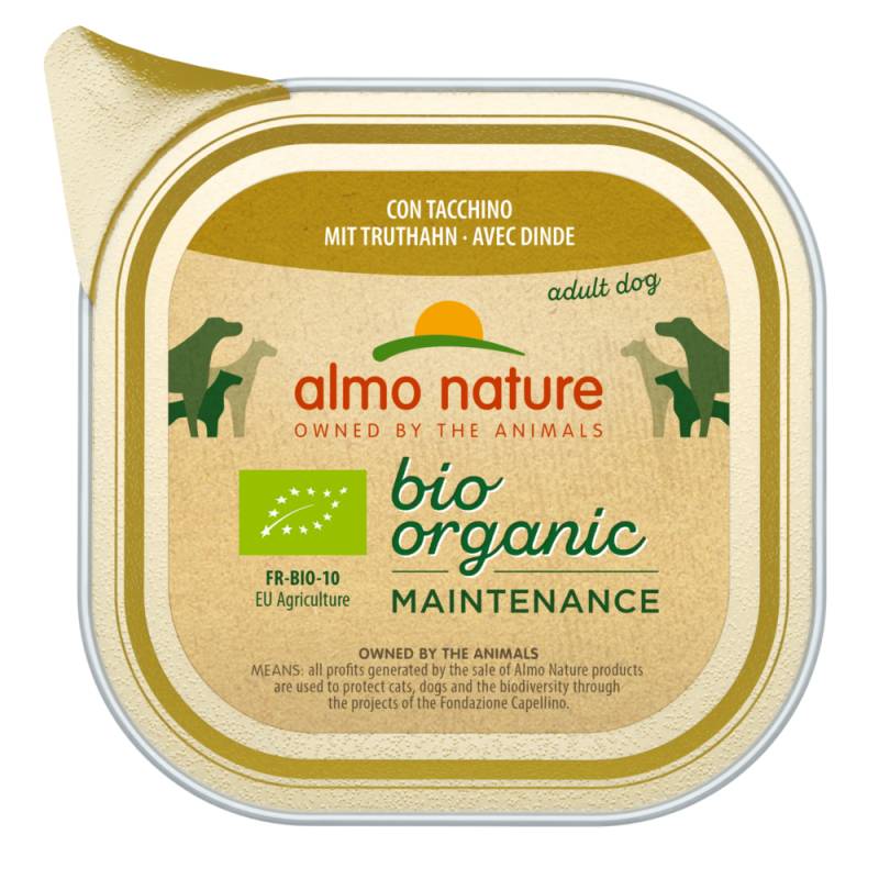 Sparpaket Almo Nature BioOrganic Maintenance 30 x 100 g - mit Bio Truthahn von Almo Nature BioOrganic