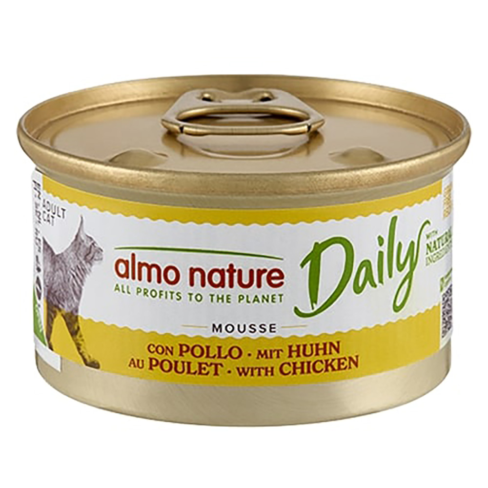 Sparpaket Almo Nature Daily Menu 24 x 85 g - Mousse mit Huhn von Almo Nature Daily