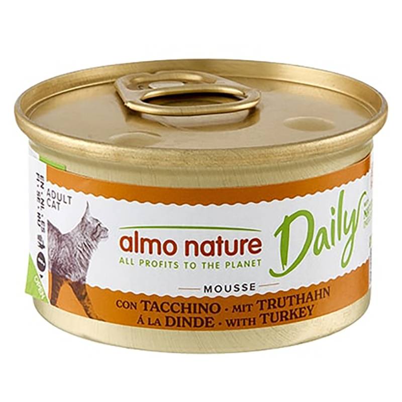 Sparpaket Almo Nature Daily Menu 24 x 85 g - Mousse mit Truthahn von Almo Nature Daily