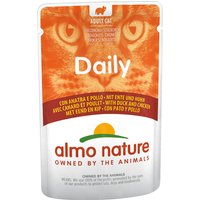 Sparpaket Almo Nature Daily Menu Pouch 12 x 70 g - Ente & Huhn von Almo Nature Daily