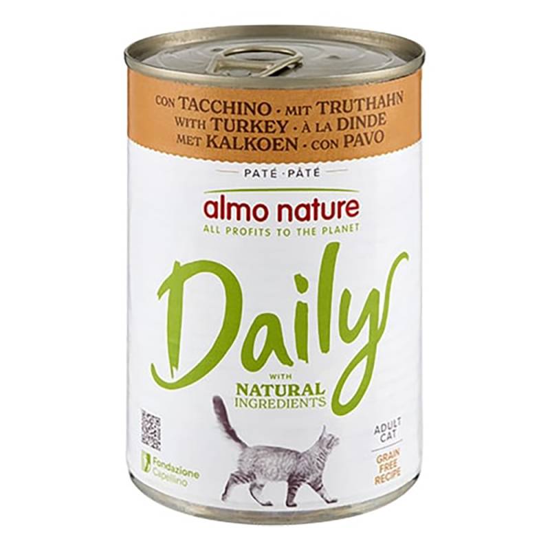 5 + 1 gratis! 6 x 400 g Almo Nature Daily Menu  - Truthahn von Almo Nature Daily