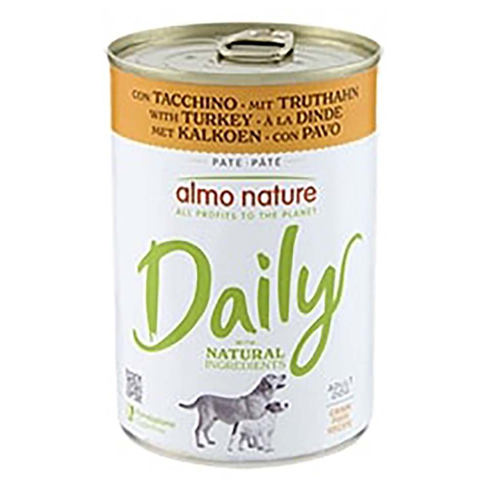 5 + 1 gratis! 6 x 400 g Almo Nature Daily - Truthahn 5 + 1 gratis! 6 x 400 g Almo Nature Daily - Truthahn von Almo Nature Daily