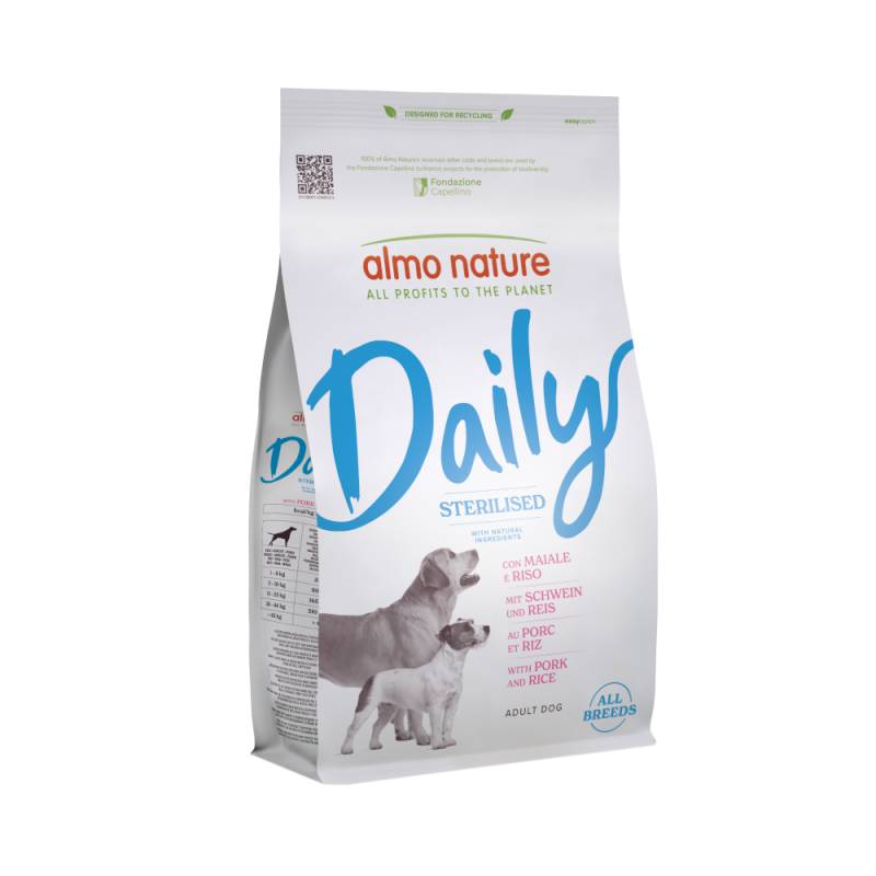 Almo Nature Daily Sterilised all Breeds Schwein & Reis - 1,2 kg von Almo Nature Daily