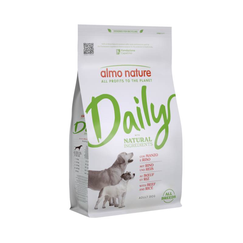 Almo Nature Daily all Breeds Rind & Reis - Sparpaket: 2 x 1,2 kg von Almo Nature Daily