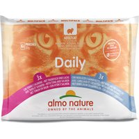 Probierpaket Almo Nature Daily Menu Pouch 6 x 70 g - Mix 2 (2 Sorten gemischt) von Almo Nature Daily