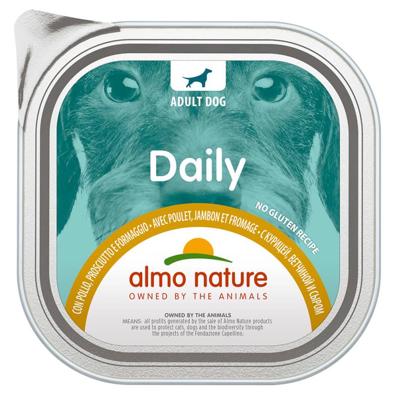 Sparpaket Almo Nature Daily 18 x 300 g - mit Huhn, Schinken und Käse von Almo Nature Daily