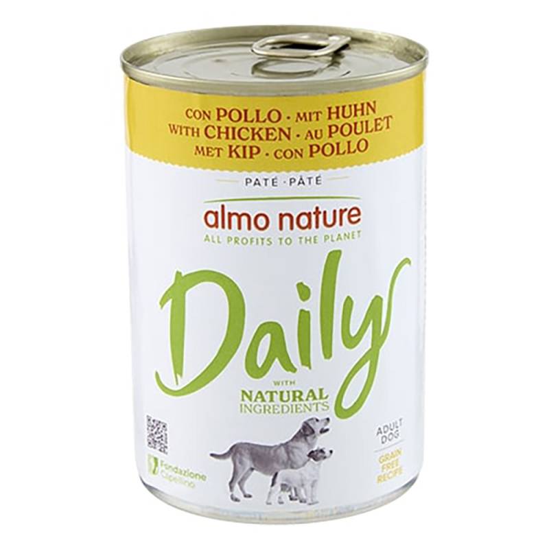 Sparpaket: Almo Nature Daily Dog 12 x 400 g - Huhn von Almo Nature Daily