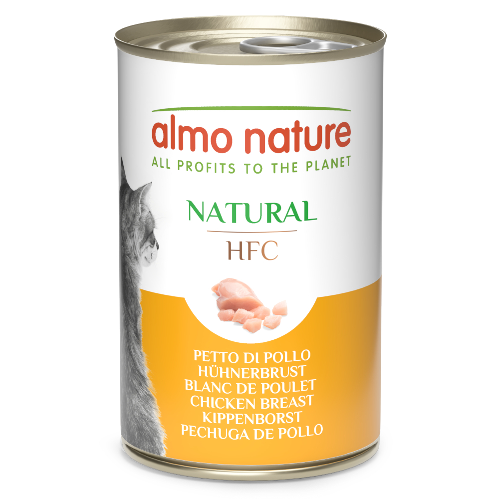 12 + 6 gratis! 18 x 140 g Almo Nature HFC Natural - Hühnerbrust 12 + 6 gratis! 18 x 140 g Almo Nature HFC Natural - Hühnerbrust von Almo Nature HFC
