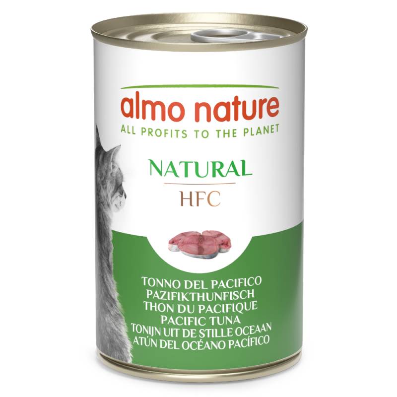 12 + 6 gratis! 18 x 140 g Almo Nature HFC Natural  - Pazifikthunfisch von Almo Nature HFC