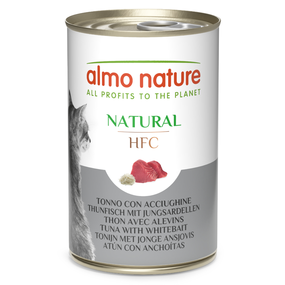 12 + 6 gratis! 18 x 140 g Almo Nature HFC Natural - Thunfisch mit Jungsardellen 12 + 6 gratis! 18 x 140 g Almo Nature HFC Natural - Thunfisch mit Jungsardellen von Almo Nature HFC
