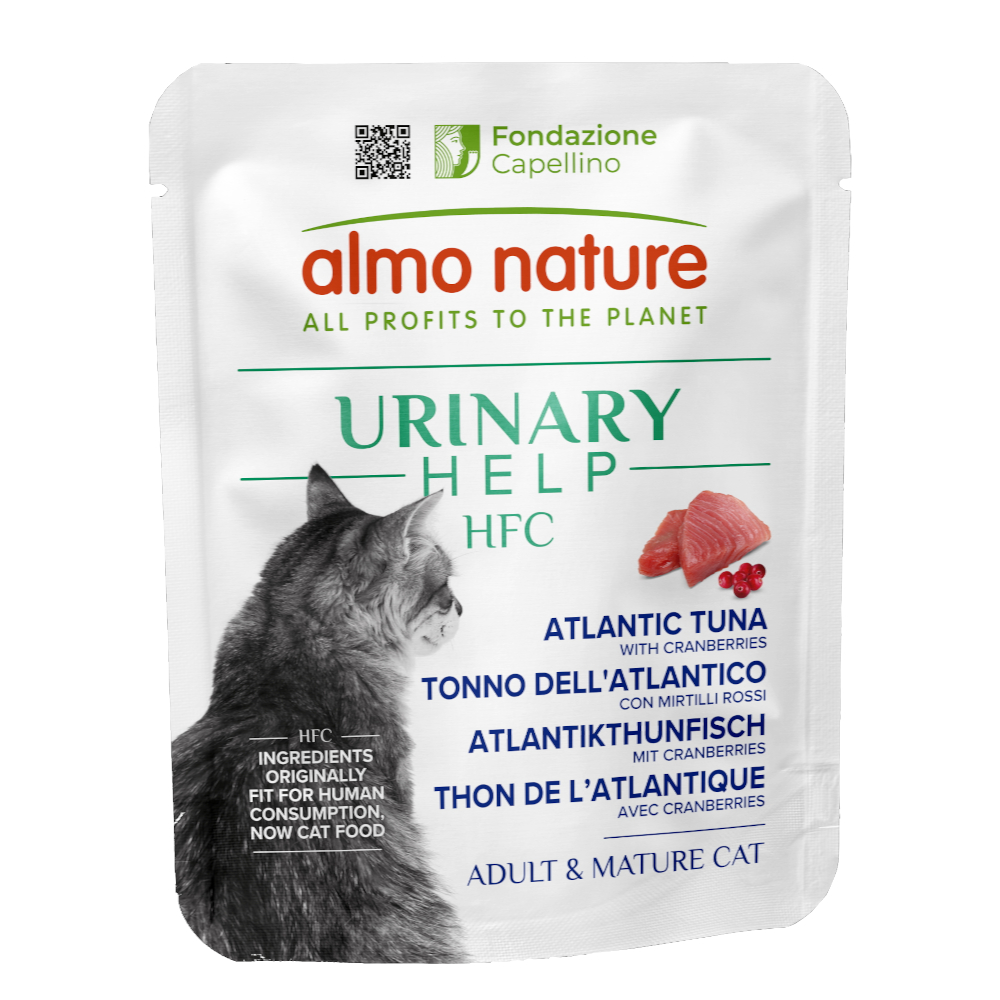 5 + 1 gratis! 6 x 50 g Almo Nature HFC Urinary Help - Atlatikthunfisch mit Cranberrys von Almo Nature HFC