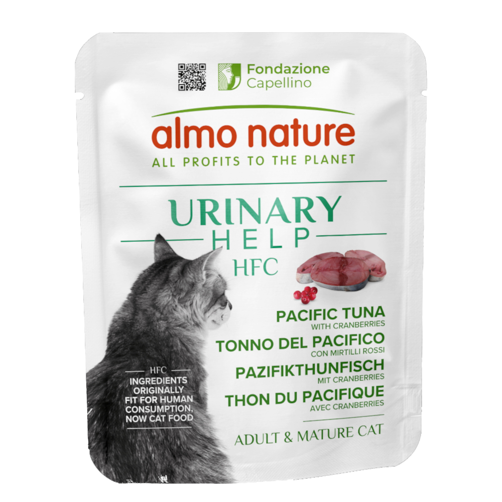 5 + 1 gratis! 6 x 50 g Almo Nature HFC Urinary Help - Pazifikthunfisch mit Cranberrys von Almo Nature HFC