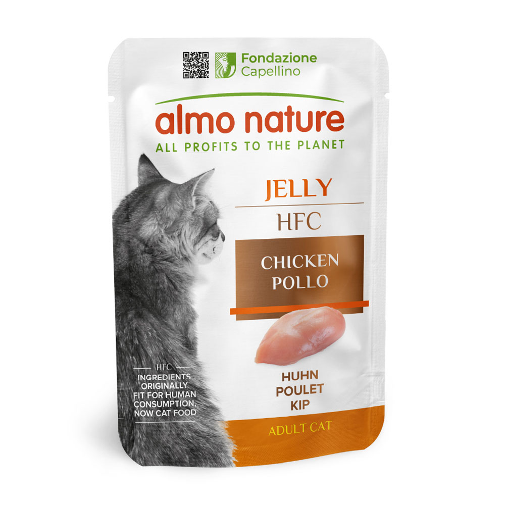 5 + 1 gratis! 6 x 55 g Almo Nature HFC Jelly Pouch - Huhn 5 + 1 gratis! 6 x 55 g Almo Nature HFC Jelly Pouch - Huhn von Almo Nature HFC