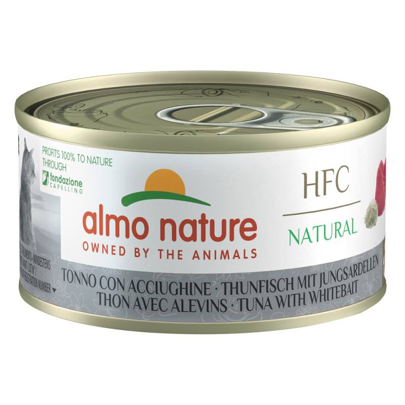 Almo Nature 6 x 70 g - HFC Natural Thunfisch & Jungsardelle von Almo Nature HFC