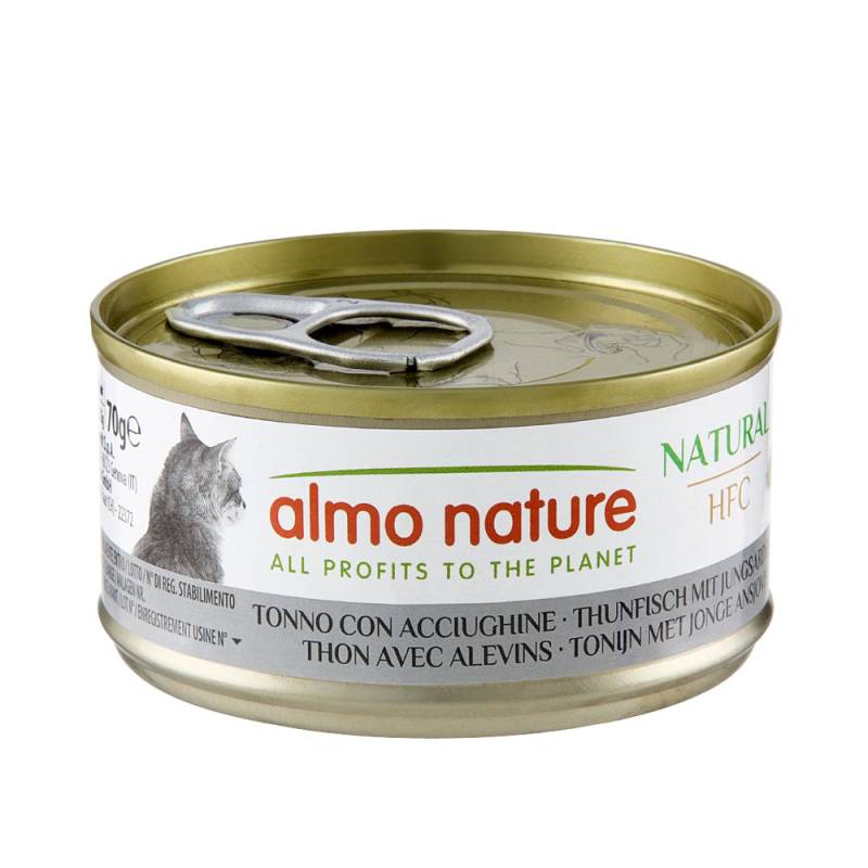 Almo Nature 6 x 70 g - HFC Natural Thunfisch & Jungsardelle von Almo Nature 70g
