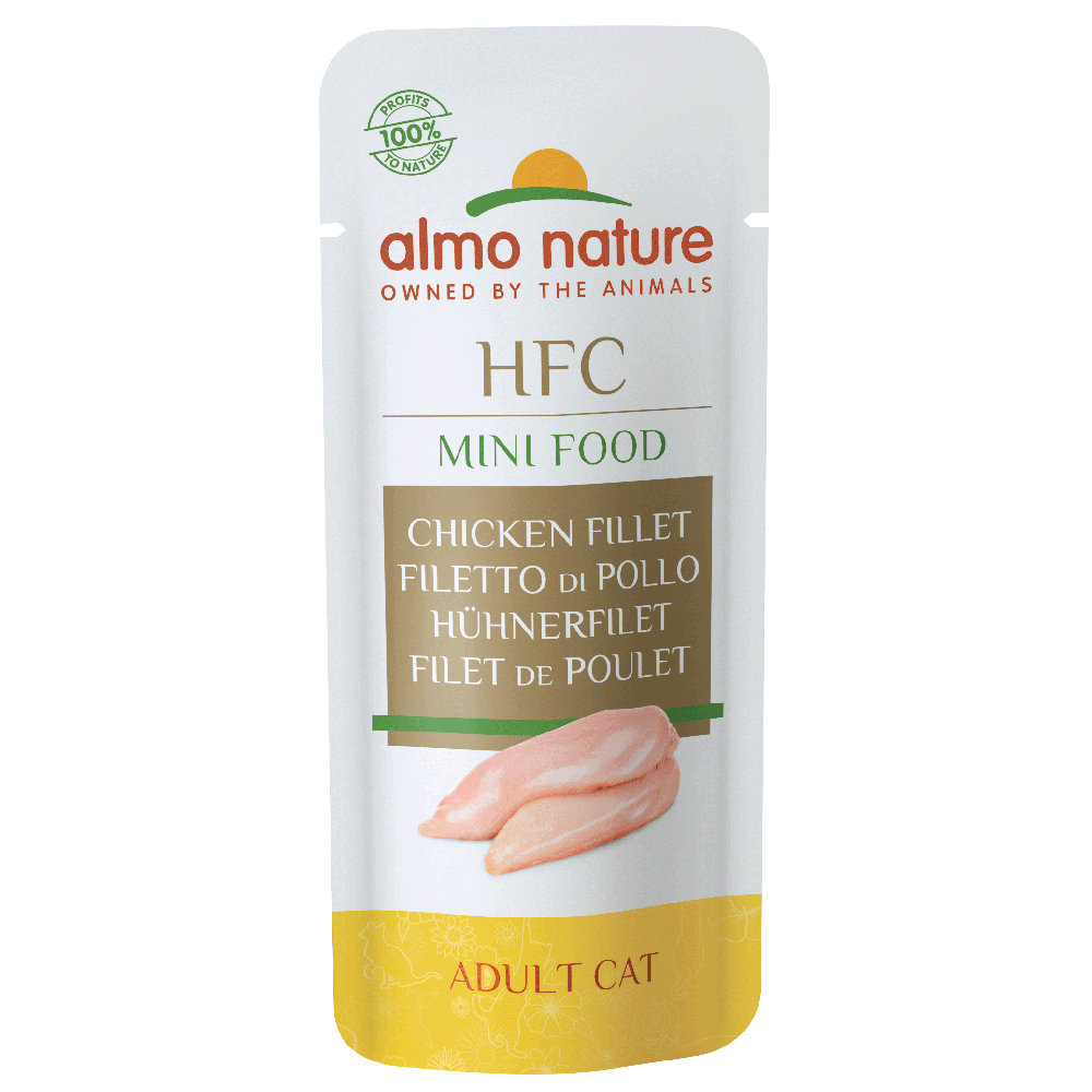 Almo Nature Green Label Mini Food - Sparpaket Hühnerfilet (25 x 3 g) von Almo Nature HFC