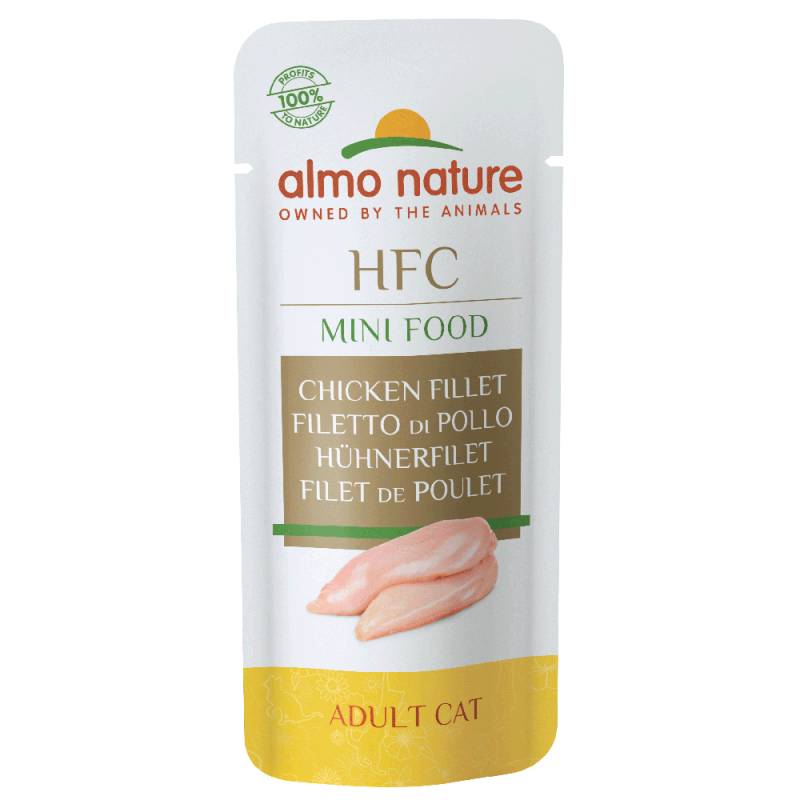 Almo Nature Green Label Mini Food - Sparpaket Hühnerfilet (25 x 3 g) von Almo Nature HFC