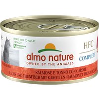Almo Nature HFC Complete 6 x 70 g - Lachs und Thunfisch mit Karotte von Almo Nature HFC