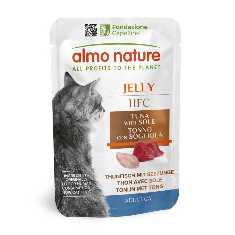 Almo Nature HFC Jelly Pouch 6 x 55 g - Thunfisch mit Seezunge von Almo Nature HFC