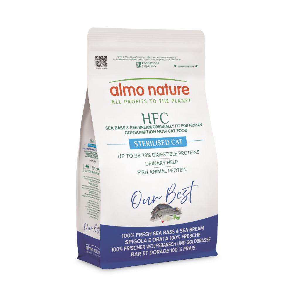 Almo Nature HFC Longevity Sterilized Wolfsbarsch & Goldbrasse - 1,2 kg Almo Nature HFC Longevity Sterilized Wolfsbarsch & Goldbrasse - 1,2 kg von Almo Nature HFC