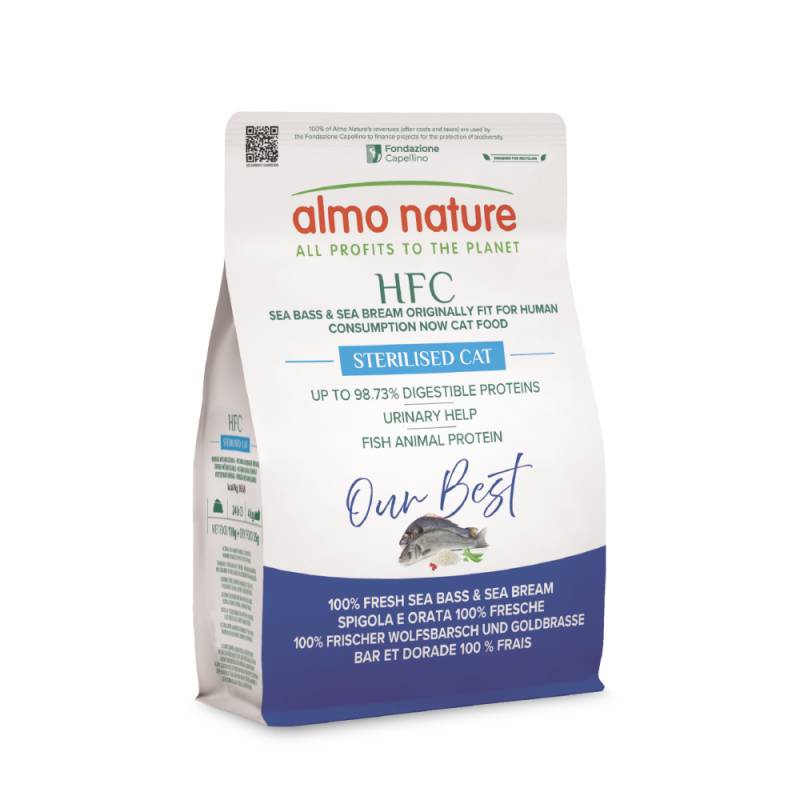 Almo Nature HFC Longevity Sterilized Wolfsbarsch & Goldbrasse - 300 g von Almo Nature HFC