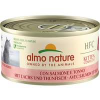 Sparpaket Almo Nature HFC Complete Kitten 24 x 70 g - Lachs mit Thunfisch von Almo Nature HFC