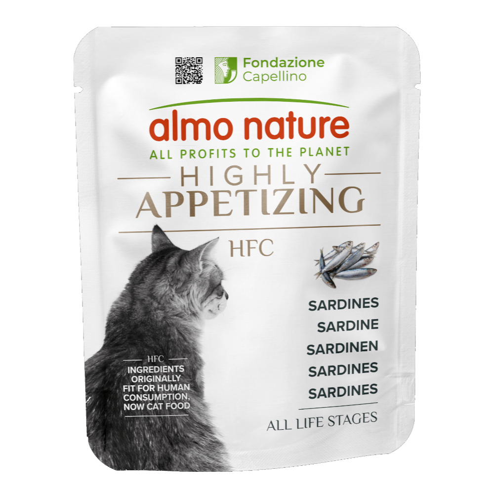 Sparpaket Almo Nature HFC Highly Appetizing 24 x 50 g - Sardinen Sparpaket Almo Nature HFC Highly Appetizing 24 x 50 g - Sardinen von Almo Nature HFC