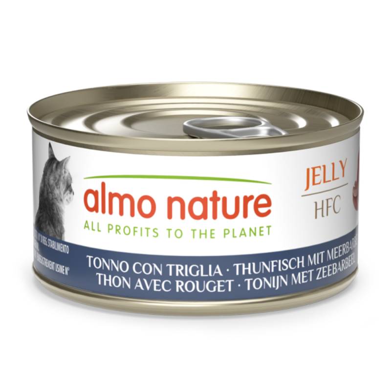 Sparpaket Almo Nature HFC Jelly 24 x 70 g - Thunfisch mit Meerbarbe von Almo Nature HFC