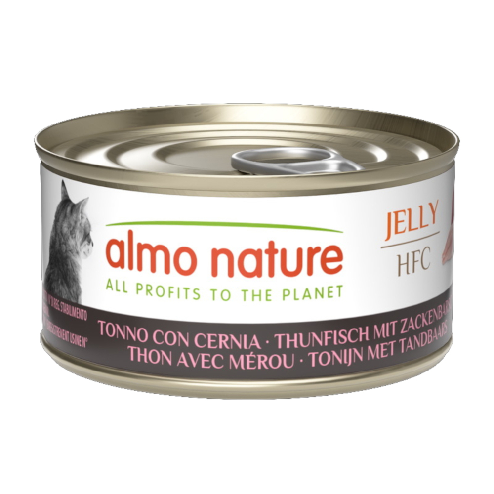 Sparpaket Almo Nature HFC Jelly 24 x 70 g - Thunfisch mit Zackenbarsch von Almo Nature HFC
