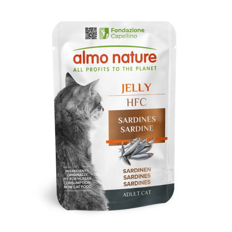 Sparpaket Almo Nature HFC Jelly Pouch 24 x 55 g - Sardinen von Almo Nature HFC