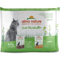 Almo Nature Holistic Anti Hairball - 24 x 70 g Mix (Huhn, Rind) von Almo Nature Holistic