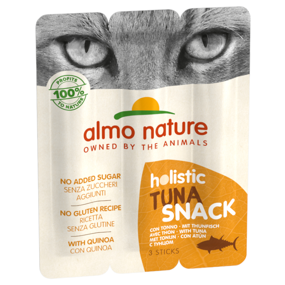 Almo Nature Holistic Snack Cat - Sparpaket Thunfisch (3 x 15 g) von Almo Nature Holistic