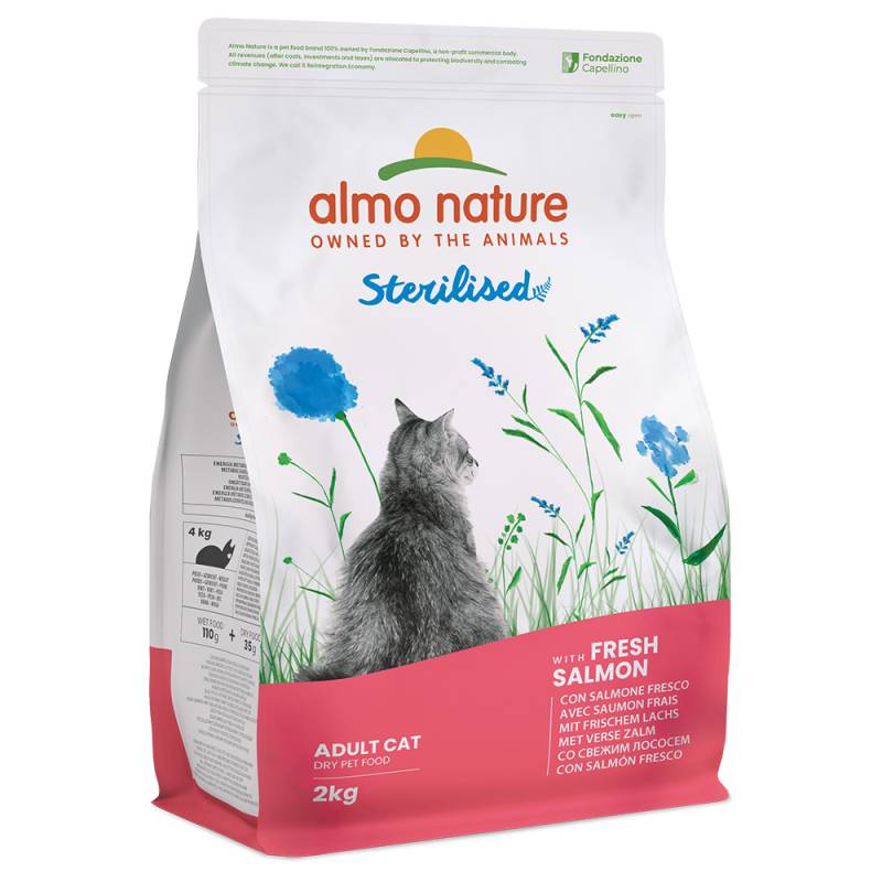 Almo Nature Holistic Sterilised Lachs & Reis - Set: 2 x 2 kg von Almo Nature Holistic