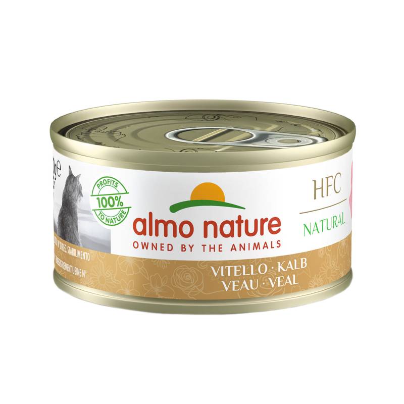 Almo Nature Classic Katzenfutter - Dosen - Rind - 24 x 70 g von Almo Nature