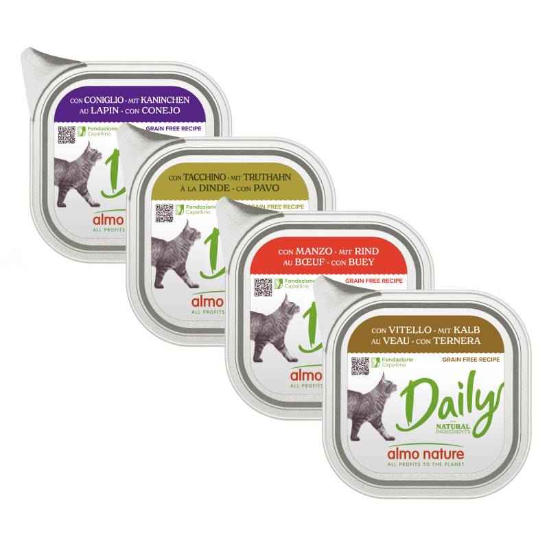 Almo Nature Daily - Kalb - Wanne - 32 x 100 g von Almo Nature