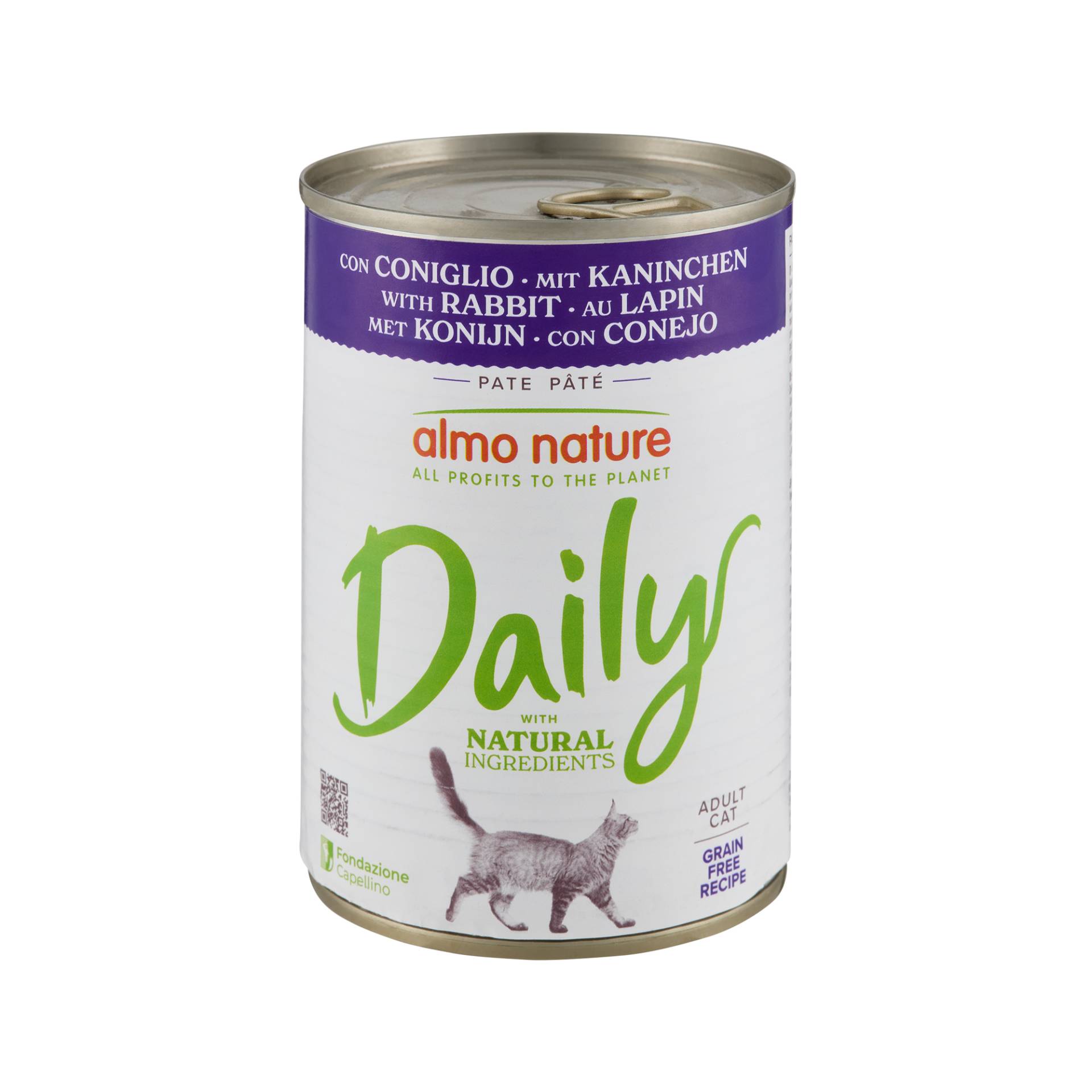 Almo Nature Daily Menu Katzenfutter - Dosen - Kaninchen - 24 x 400 g von Almo Nature