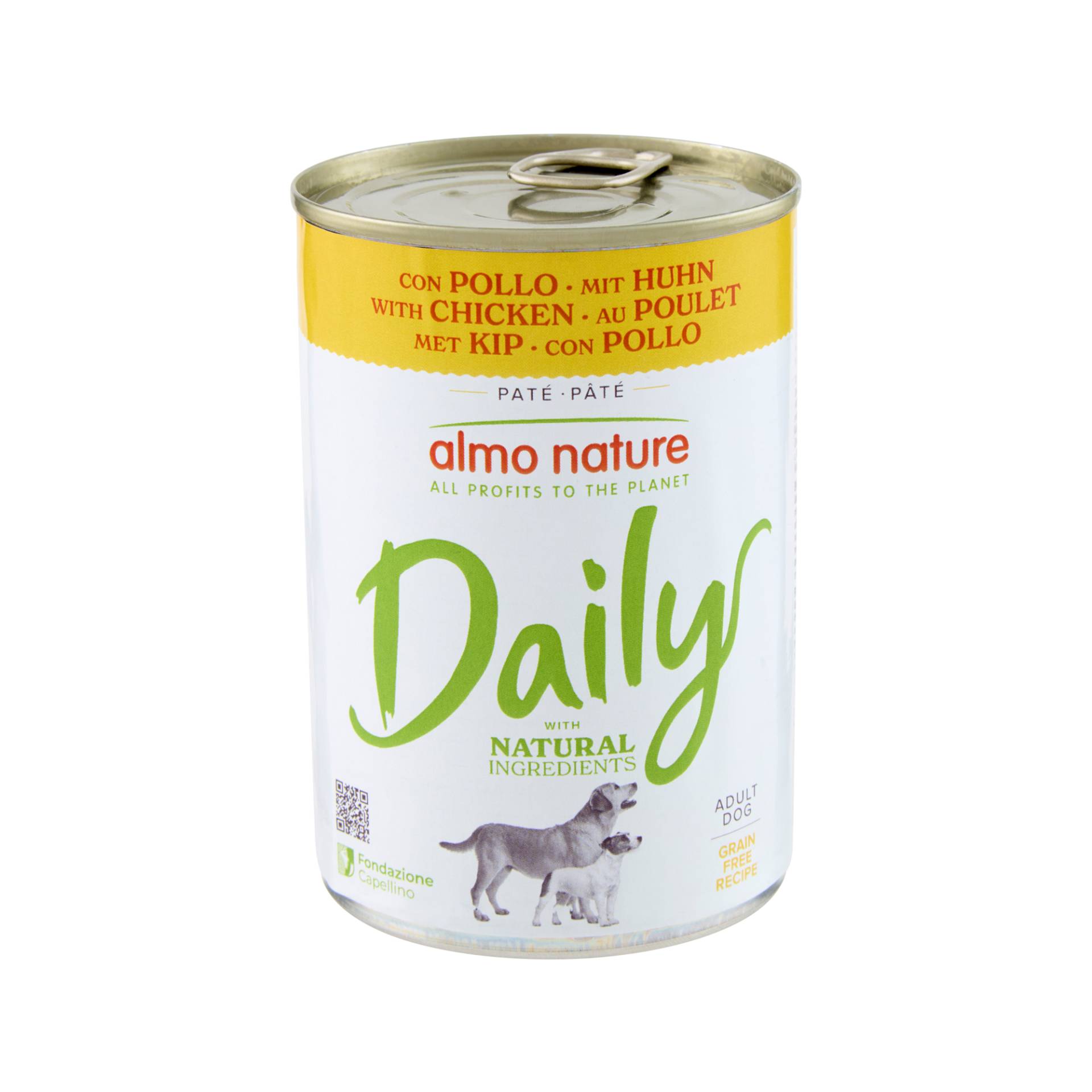 Almo Nature Daily Menu Paté Hundefutter - Dosen - Huhn - 24 x 400 g von Almo Nature