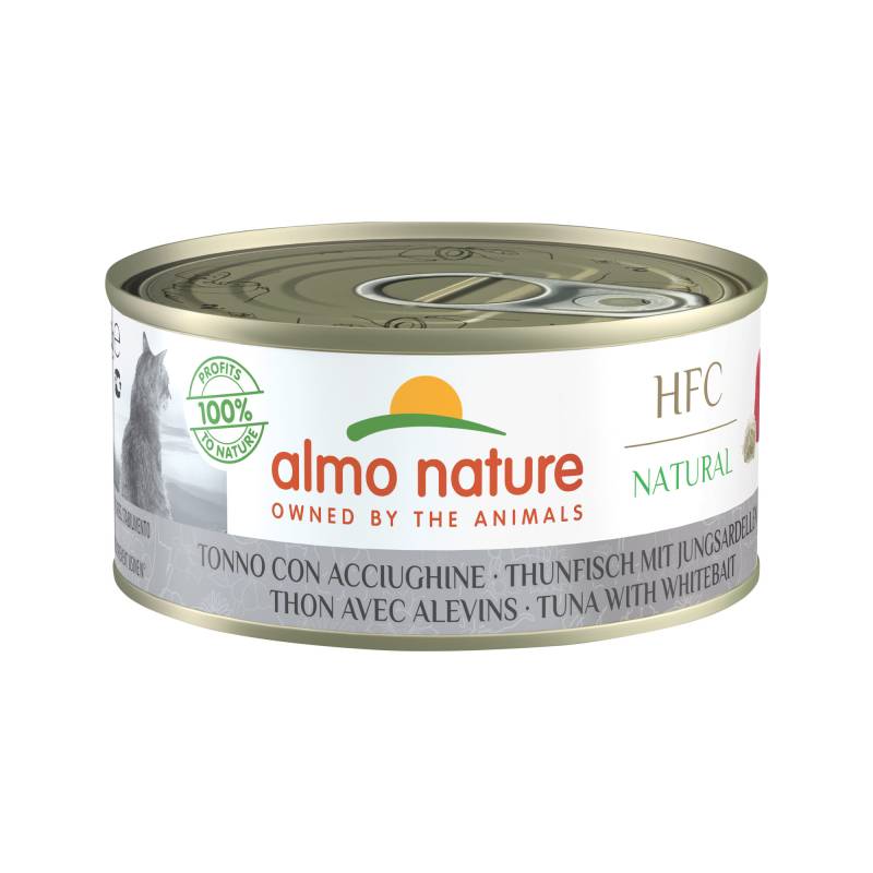 Almo Nature HFC 150 Natural - Thunfisch mit Jungsardellen - 24 x 150 g Almo Nature HFC 150 Natural - Thunfisch mit Jungsardellen - 24 x 150 g von Almo Nature