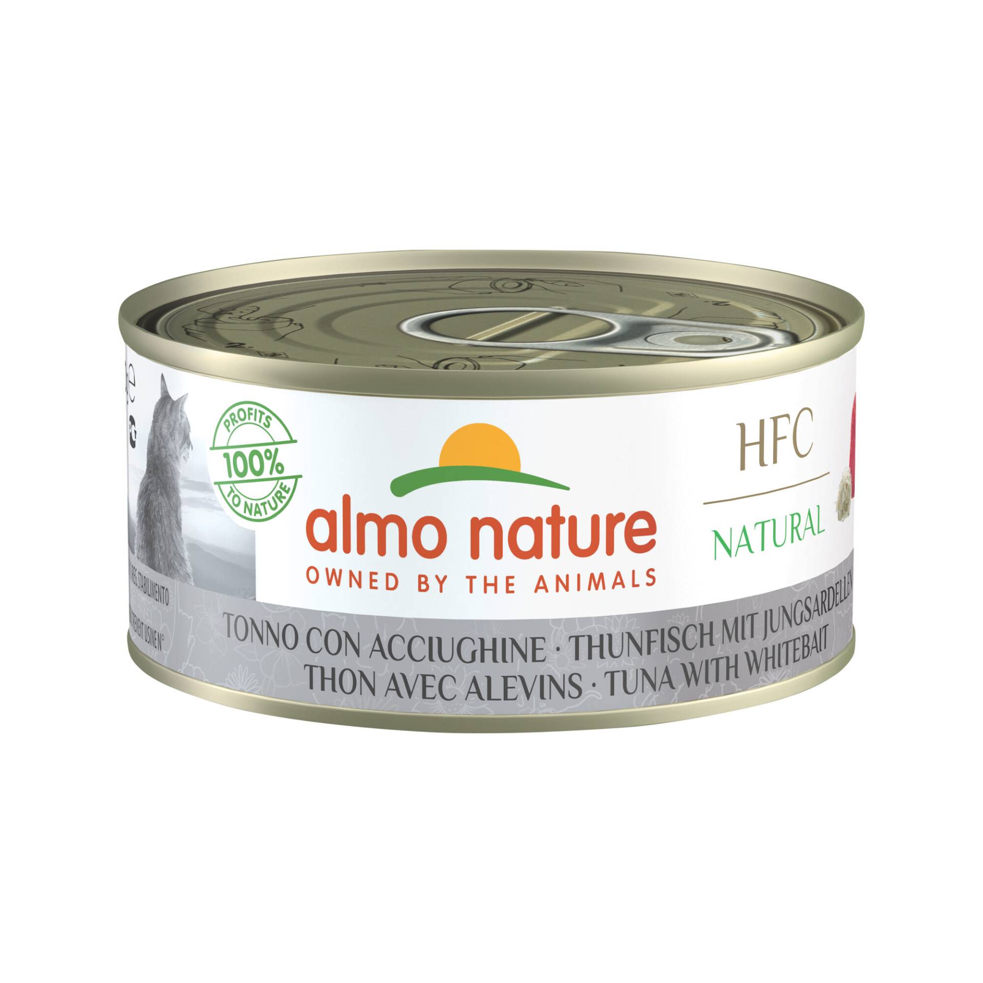 Almo Nature HFC 150 Natural - Thunfisch mit Jungsardellen - 24 x 150 g von Almo Nature