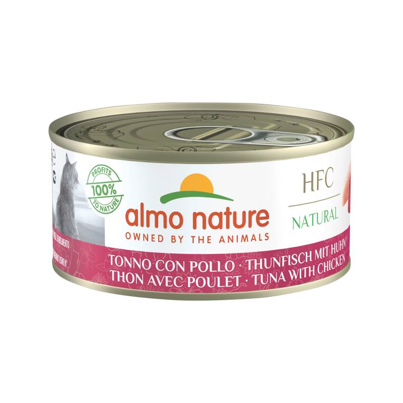 Almo Nature HFC 150 Natural - Thunfisch & Huhn - 24 x 150 g von Almo Nature